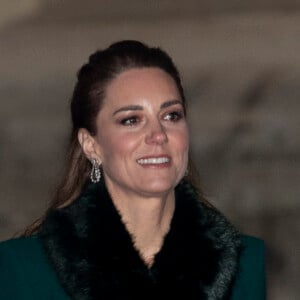 Catherine Kate Middleton, duchesse de Cambridge - La famille royale se réunit devant le chateau de Windsor pour remercier les membres de l'Armée du Salut et tous les bénévoles qui apportent leur soutien pendant l'épidémie de coronavirus (COVID-19) et à Noël le 8 décembre 2020. 