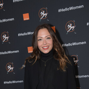 Dounia Coesens - Soirée "Hello Women" avec Orange à l' Elysée Montmartre à Paris le 1er décembre 2021. © Rachid Bellak/Bestimage