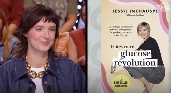 Jessie Inchauspé explique la méthode "Glucose Goddess" sur le plateau de Quotidien en juin 2024.