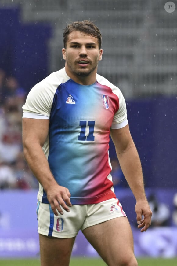 JO 2024 RUGBY A SEPT - Afrique du Sud VS France (5-19) - Demi Finale - Jeux Olympiques 2024 - au Stade de France le 27 juillet 2024 - Antoine Dupont (France), Mens Rugby Sevens, South Africa vs France, Semi Final during the Olympic Games Paris 2024 