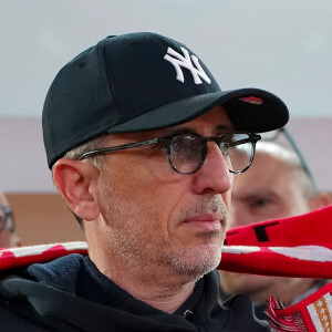 Gad Elmaleh lors du match de basketball d'Euroleague opposant l'AS Monaco au Real Madrid (98-74) à Monaco, le 19 janvier 2024. © Norbert Scanella/Panoramic/Bestimage 