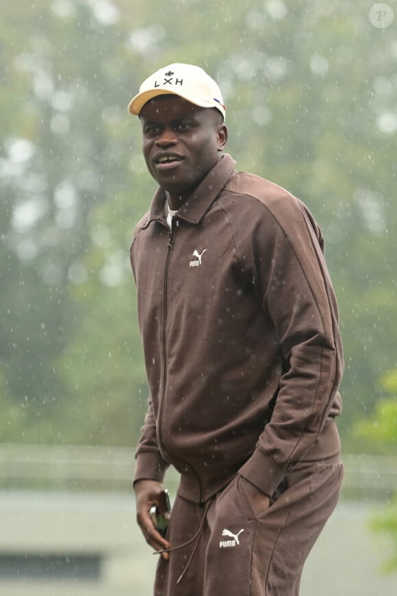 Brice Samba (France) - Arrivées des joueurs de l'équipe de France de football au centre de formation et centre National du Football de Clairefontaine-en-Yvelines, France, le 7 octobre 2024. © Federico Pestellini/Panoramic/bestimage