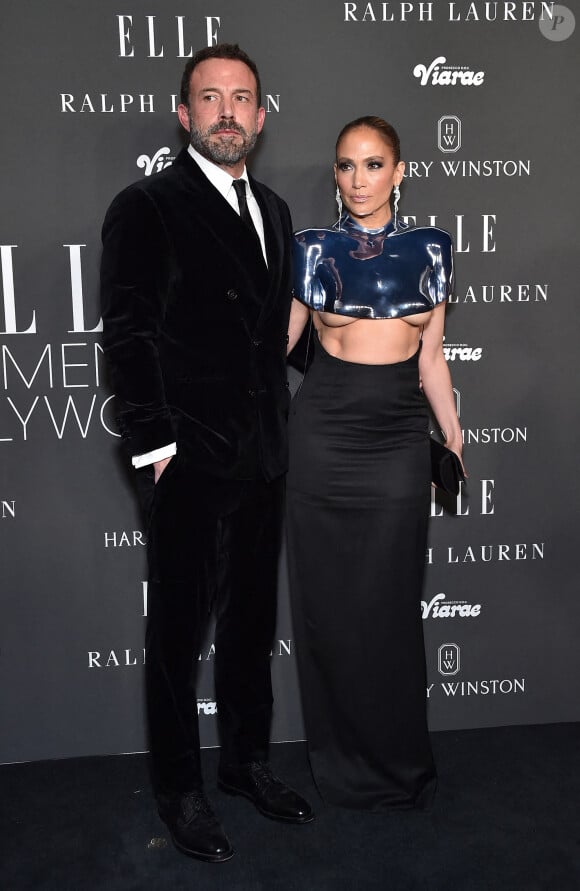 Ben Affleck et Jennifer Lopez arrivent au ELLE to Celebrate 2023 Women in Hollywood qui se tient au nya studios WEST le 5 décembre 2023 à Hollywood, Los Angeles, Ca, USA. Photo par Lisa OConnor/AFF/ABACAPRESS.COM