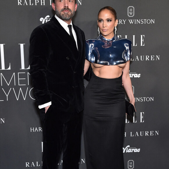 Ben Affleck et Jennifer Lopez arrivent au ELLE to Celebrate 2023 Women in Hollywood qui se tient au nya studios WEST le 5 décembre 2023 à Hollywood, Los Angeles, Ca, USA. Photo par Lisa OConnor/AFF/ABACAPRESS.COM