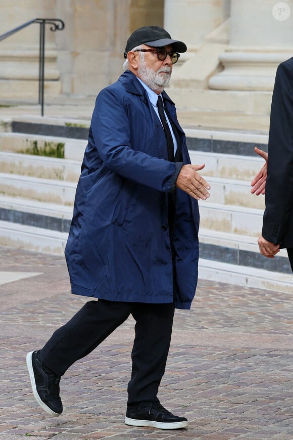 Gérard Jugnot - Obsèques de Michel Blanc en l'église Saint-Eustache à Paris, le 10 octobre 2024. © Moreau / Jacovides / Bestimage 