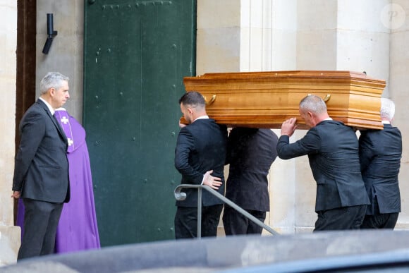 Obsèques de Michel Blanc en l'église Saint-Eustache à Paris, le 10 octobre 2024. © Moreau / Jacovides / Bestimage 