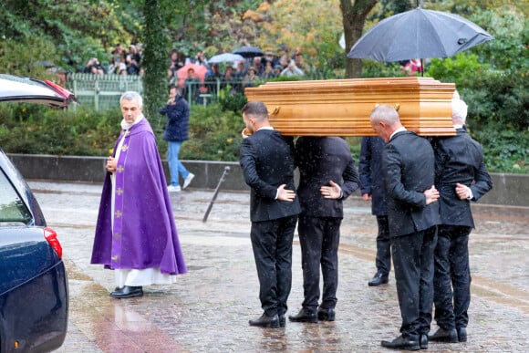 La troupe du Splendid était présente
Obsèques de Michel Blanc en l'église Saint-Eustache à Paris, le 10 octobre 2024. © Moreau / Jacovides / Bestimage 