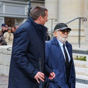 Gérard Jugnot - Obsèques de Michel Blanc en l'église Saint-Eustache à Paris, le 10 octobre 2024. © Moreau / Jacovides / Bestimage 