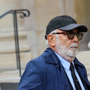 Gérard Jugnot - Obsèques de Michel Blanc en l'église Saint-Eustache à Paris, le 10 octobre 2024. © Moreau / Jacovides / Bestimage 