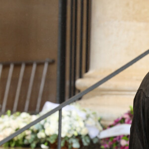 Thierry Lhermitte - Obsèques de Michel Blanc en l'église Saint-Eustache à Paris, le 10 octobre 2024. © Moreau / Jacovides / Bestimage 