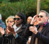 Jean-Paul Rouve qui a pris la parole pendant la cérémonie était aussi présent
Ramatoulaye Diop, la compagne du défunt, Jean-Paul Rouve - Sortie des Obsèques de Michel Blanc en l'église Saint-Eustache à Paris, le 10 octobre 2024. © Moreau / Jacovides / Bestimage 