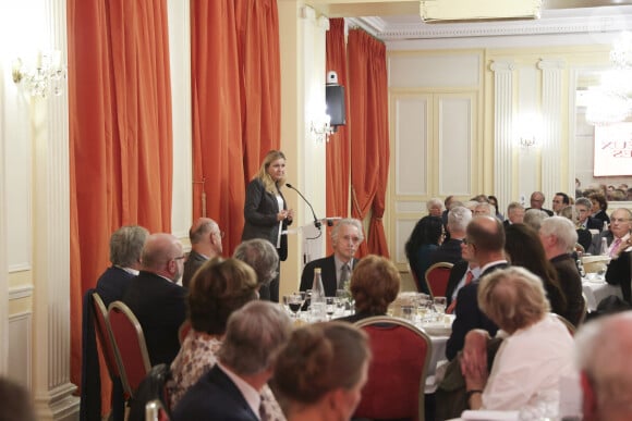 pour la rentrée des dîners débats du Cercle de La Revue des Deux Mondes,
Exclusif - Yaël Braun-Pivet, présidente de l'Assemblée Nationale lors du dîner annuel de la Revue des Deux Mondes à la Maison de l'Amérique Latine à Paris le 8 octobre 2024. © Jack Tribeca / Bestimage