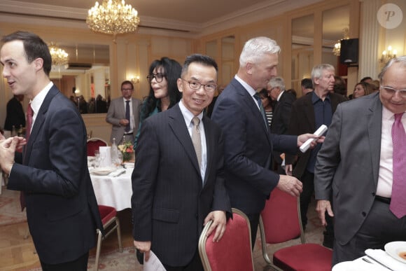 Exclusif - Lu Shaye, l'ambassadeur de Chine lors du dîner annuel de la Revue des Deux Mondes à la Maison de l'Amérique Latine à Paris le 8 octobre 2024. © Jack Tribeca / Bestimage