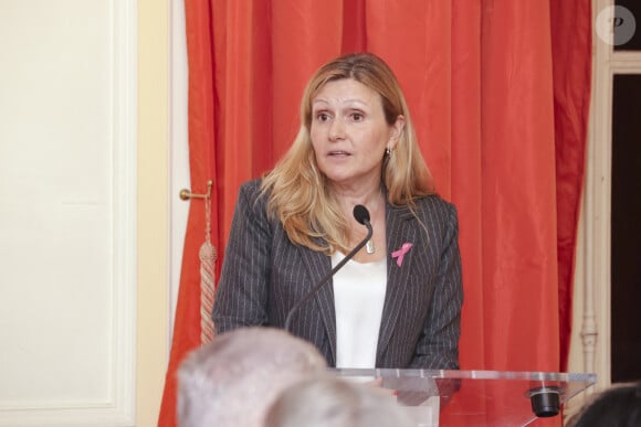 Exclusif - Yaël Braun-Pivet, présidente de l'Assemblée Nationale lors du dîner annuel de la Revue des Deux Mondes à la Maison de l'Amérique Latine à Paris le 8 octobre 2024. © Jack Tribeca / Bestimage