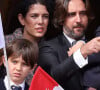 Séparés depuis fin 2023, le couple formé par Dimitri Rassam et Charlotte Casiraghi a duré 6 ans et avait débuté en 2017.
Raphaël Elmaleh, Charlotte Casiraghi, Dimitri Rassam et leur fils Balthazar Rassam - La famille princière au balcon du palais lors de la Fête Nationale de la principauté de Monaco le 19 novembre 2022. © Dominique Jacovides / Bruno Bebert / Bestimage 