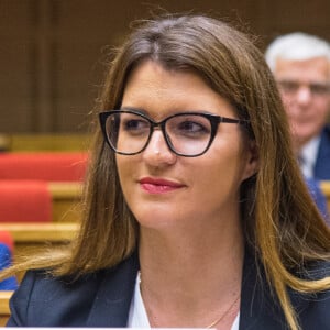 Une richesse qu'elle doit notamment à son revirement médiatique, puisqu'elle a rejoint l'émission Estelle Midi sur RMC en septembre
La secrétaire d'État à l'économie sociale et à la vie associative Marlène Schiappa lors de l'audition par une commission du Sénat français de la secrétaire d'État à l'économie sociale et à la vie associative Marlène Schiappa, soupçonnée de favoritisme dans l'attribution du " Fonds Marianne " de lutte contre l'extrémisme, à Paris, France, le 14 juin 2023. Photo par Florian Poitout/ABACAPRESS.COM