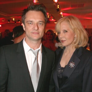 David Hallyday et sa mère Sylvie Vartan - Dîner de Gala de la mode contre le sida au Pavillon d'Armenonville.