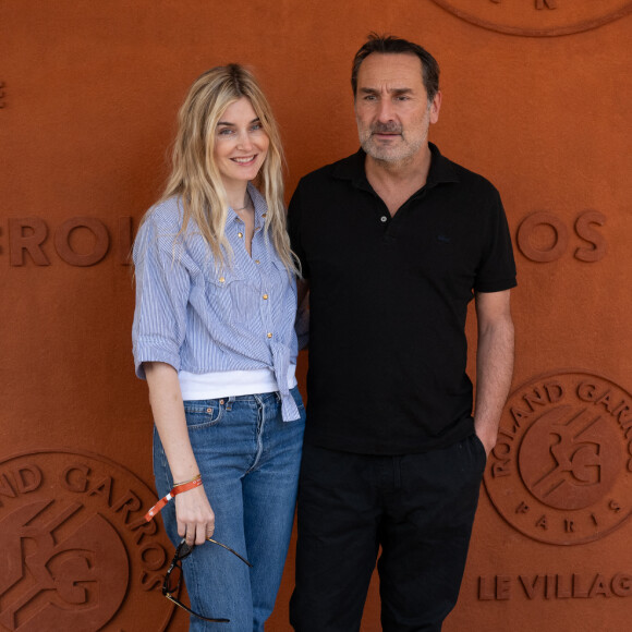 Alizee Guinochet et Gilles Lellouche assistent à la finale hommes de Roland Garros à Roland Garros le 9 juin 2024 à Paris, France. Photo par Laurent Zabulon/ABACAPRESS.COM