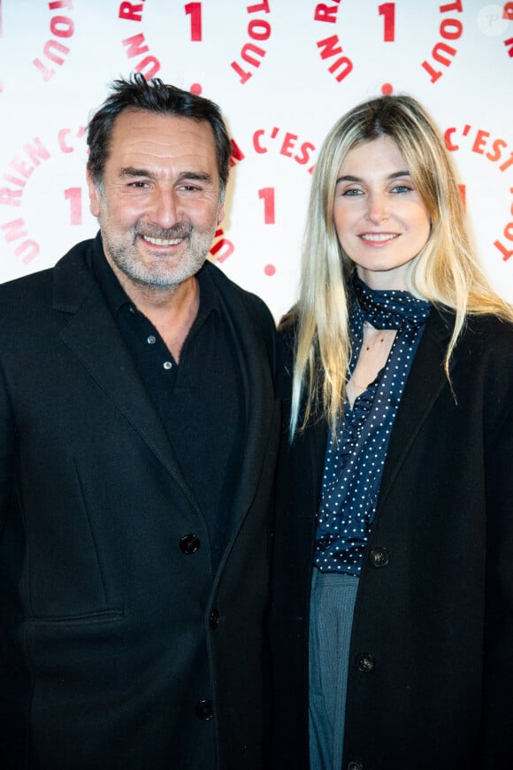 Gilles Lellouche et Alizee Guinochet au dîner de gala Un Rien C'est Tout au Musée de l'Arme à Paris, France, le 07 mars 2024. Photo par Aurore Marechal/ABACAPRESS.COM