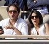 Et au casting d'un programme autant décrié qu'attendu 
Florence Foresti et son compagnon Alexandre Kominek - People dans les tribunes lors des Internationaux de France de Tennis de Roland Garros à Paris