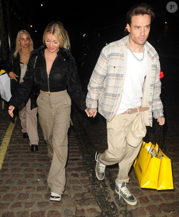 Liam Payne et Kate Cassidy au Chiltern Firehouse, Londres, Royaume-Uni, le 24 février 2023.