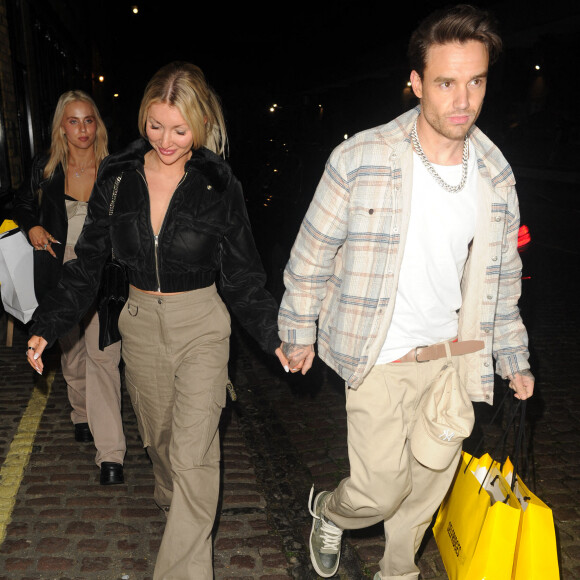 Liam Payne et Kate Cassidy au Chiltern Firehouse, Londres, Royaume-Uni, le 24 février 2023.