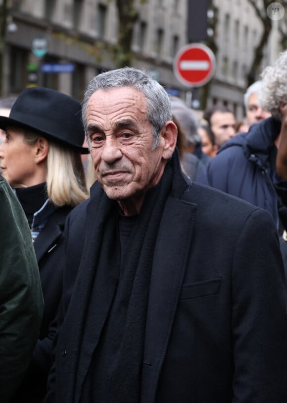 Thierry Ardisson - Marche pour la République et contre l'antisémitisme à Paris le 12 novembre 2023. © Denis Guignebourg / Bestimage