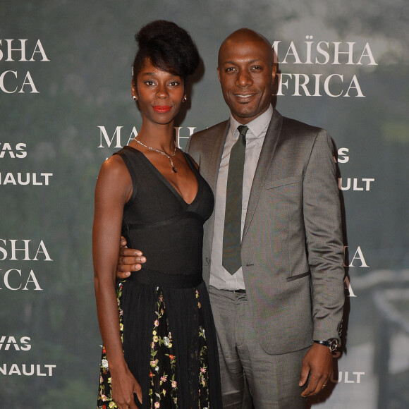 Exclusif - Harry Roselmack et sa femme Chrislaine - Soirée des 15 ans de l'association "Maïsha Africa" de Sonia Rolland au Pavillon Cambon à Paris le 19 septembre 2016.  © Veeren-Moreau/Bestimage