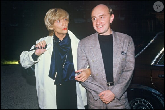 Françoise Sagan et Michel Blanc en 1986