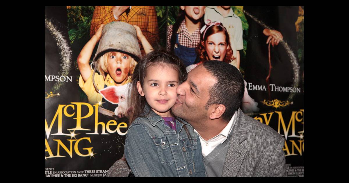 Cartouche et sa fille lors de l'avant-première de Nanny ...