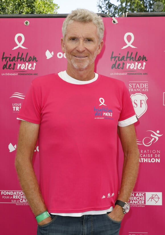 Denis Brogniart - 8ème édition du "Triathlon des roses" au Stade Français dans le domaine de Saint Cloud le 18 septembre 2021.