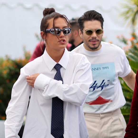 Adèle Exarchopoulos et François Civil - Photocall du film "L'Amour Ouf" (Beating Hearts / Compétition) lors du 77ème Festival International du Film de Cannes (14 - 25 mai 2024), le 24 mai 2024. © Jacovides / Moreau / Bestimage 