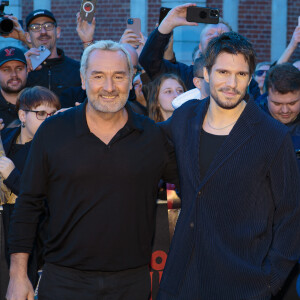 Gilles Lellouche, François Civil - Avant-première du film "L'amour Ouf" au Kinepolis de Lomme près de Lille le 13 octobre 2024. © Stéphane Vansteenkiste/Bestimage 