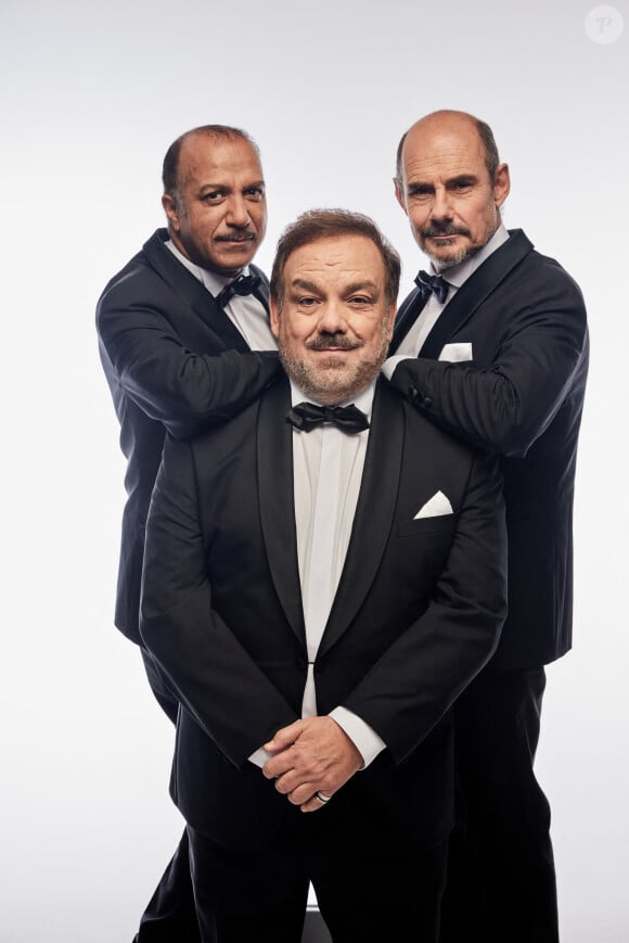 Alors que la star des "Inconnus" est à retrouver ce lundi soir sur "TF1"
Exclusif - Rendez-vous avec Les Inconnus (Didier Bourdon, Bernard Campan et Pascal Légitimus) en studio à Paris. Le 4 octobre 2022 © Cyril Moreau / Bestimage