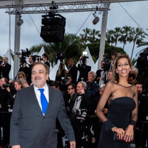 Didier Bourdon et sa femme Marie-Sandra - Montée des marches du film "Douleur et Gloire" lors du 72ème Festival International du Film de Cannes. Le 17 mai 2019 © Borde / Bestimage 