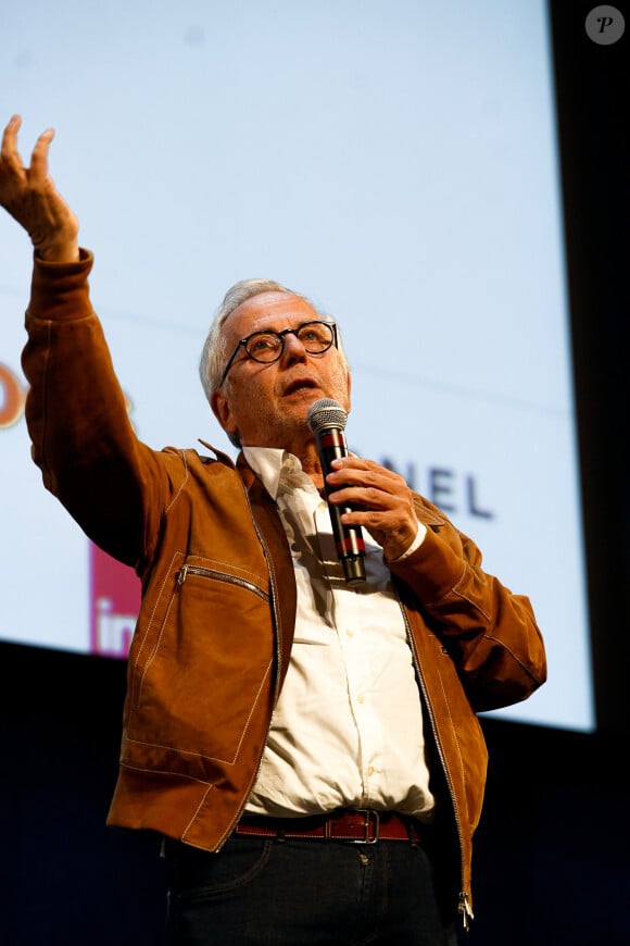 Fabrice Luchini lors de la cérémonie d'ouverture de la 15ème édition du Festival du film Lumière à Lyon, du 15 au 22 octobre 2023. Le festival rend, cette année, hommage à W.Wenders, cinéaste allemand qui recevra le lauréat d'honneur pour son oeuvre. Lyon le 14 octobre 2023. © Sandrine Thesillat / Panoramic / Bestimage 