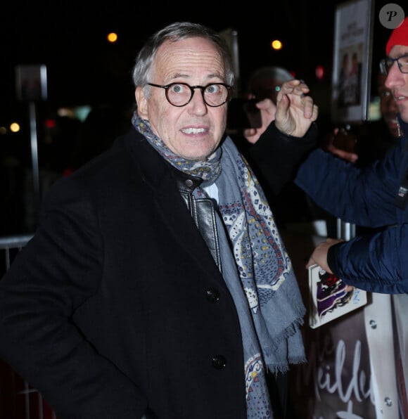 Exclusif - Fabrice Luchini - Arrivées à l'avant-première du film "Le Meilleur reste à venir" au cinéma Le Grand Rex à Paris le 2 décembre 2019. © Jonathan Rebboah/Panoramic/Bestimage