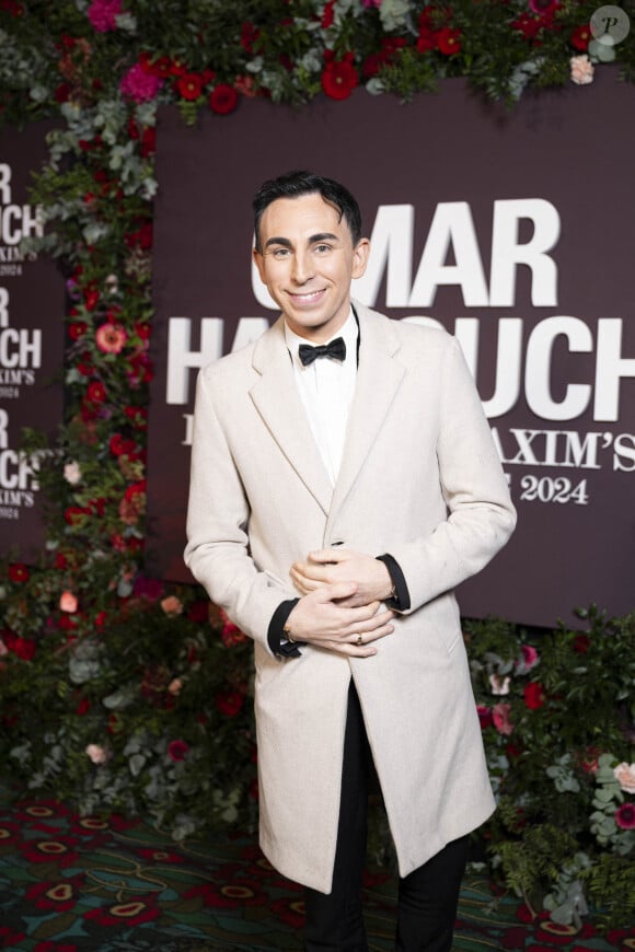 Jordan de Luxe au photocall de la soirée Omar Harfouch "Dîner chez Maxim's" à Paris le 9 octobre 2024. © Perusseau / Tribeca / Bestimage