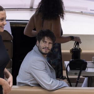 Adèle Exarchopoulos et François Civil - Arrivées au défilé de mode Jacquemus Cruise "La Casa" à la Casa Malaparte à Capri, Italie, le 10 juin 2024. © Borde-Da Silva/Bestimage 