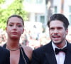 "En tout cas, c'est très loin de l'amour toxique que j'idéalisais quand j'étais petite" a indiqué la maman d'un petit garçon né en avril 2017. 
Adèle Exarchopoulos, François Civil - Montée des marches du film " L'amour ouf " lors du 77ème Festival International du Film de Cannes, au Palais des Festivals à Cannes. Le 23 mai 2024 © Jacovides-Moreau / Bestimage 