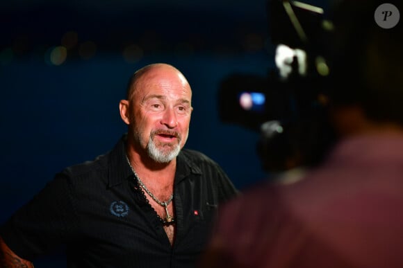 Exclusif - Vincent Lagaf' - Soirée Marcel Campion au restaurant La Bouillabaisse Plage de Saint-Tropez, France, le 7 août 2019. © Rachid Bellak/Bestimage 