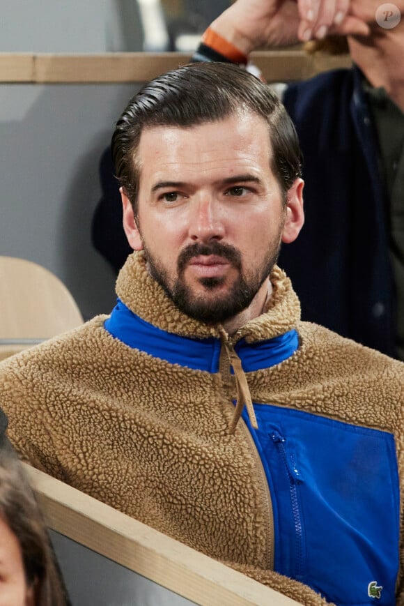 Marc-Antoine Le Bret dans les tribunes des Internationaux de France de tennis de Roland Garros 2024 à Paris, France, le 31 mai 2024. © Jacovides-Moreau/bestimage