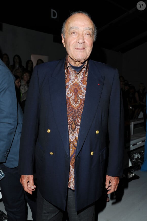 Mohamed Al Fayed - au défilé "ISSA" à Londres en 2012.