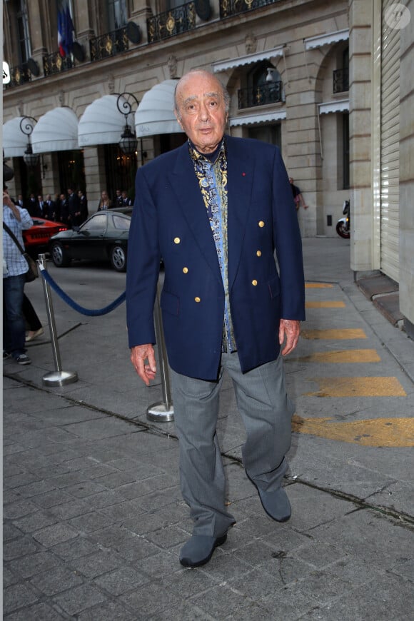 Mohamed Al-Fayes - arrivant au défile Givenchy, à Paris le 3 juillet 2012.