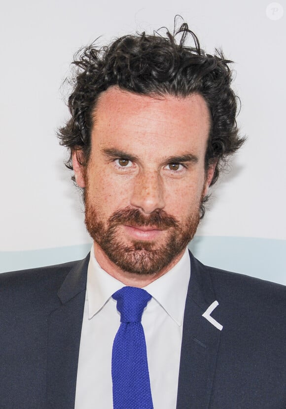 Mathias Vicherat (le directeur de cabinet d'Anne Hidalgo et compagnon de Marie Drucker) arrivent à l'inauguration de la fan-zone sur la place du Champ-de-Mars à Paris, le 9 juin 2016. © Pierre Perusseau/Bestimage