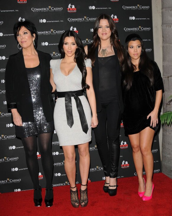 Kris, Kim, Khloe, et Kourtney Kardashian