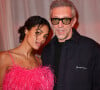 ainsi que d'une fille Amazonie née en 2019 de sa relation avec Tina Kunakey
Vincent Cassel et sa femme Tina Kunakey - Photocall en front row du défilé "Le Raphia" de la maison Jacquemus au Bourget. © Veeren / Clovis / Bestimage