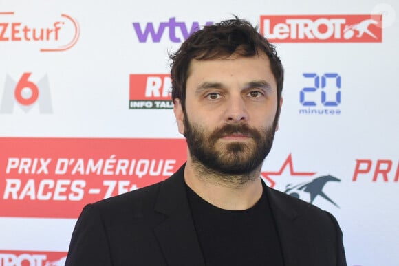 Pio Marmaï - Les célébrités assistent au Grand Prix d'Amérique 2023 à l'hippodrome de Vincennes, à Paris le 29 janvier 2023.