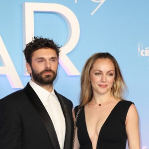 Pio Marmaï et sa compagne Charlotte Ranson - Photocall de la 49ème édition de la cérémonie des César à l'Olympia à Paris le 23 février 2024 © Dominique Jacovides / Olivier Borde / Bestimage