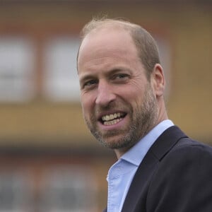 Le prince William, prince de Galles assiste à un événement de la NFL Foundation UK, un format de football américain inclusif et rapide à Kennington Park, Londres le 15 octobre 2024. © Kin Cheung/WPA-Pool via Julien Burton / Bestimage 